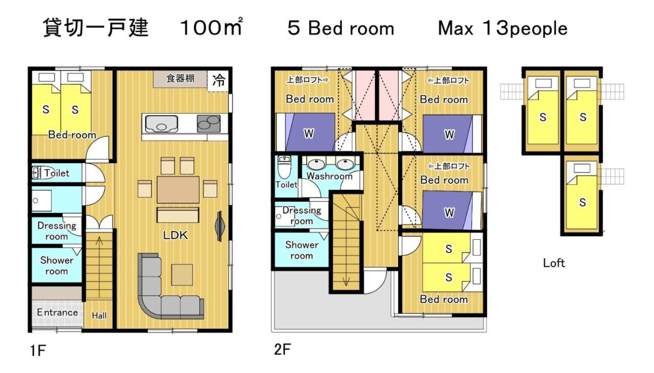 Nao's House Usj 3 New Open 一軒家貸切 度假居 大阪